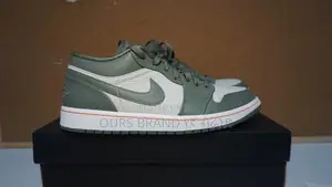 Photo - Nike Air Jordan 1 Low Military Green Shoes