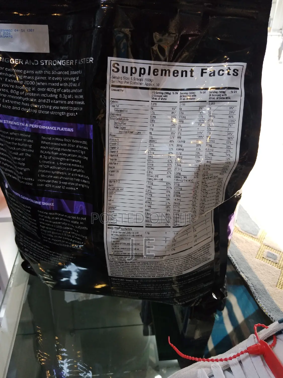 Mass Tech Extreme 2000 5.44kg( Muscletech)