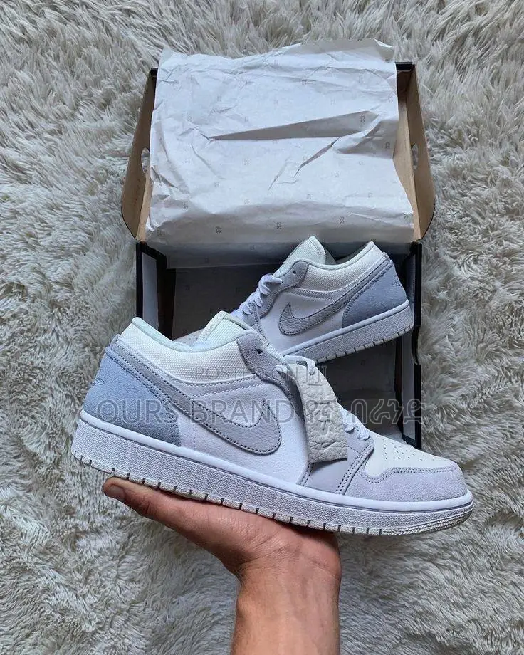 Master Quality Nike Air Jordan 1 Low Pairs Sky Grey