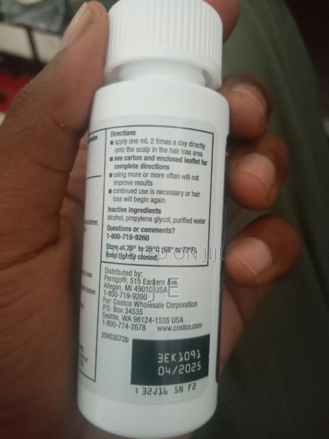 Kirkland Minoxidil ለፀጉር እና ለፂም እድገት