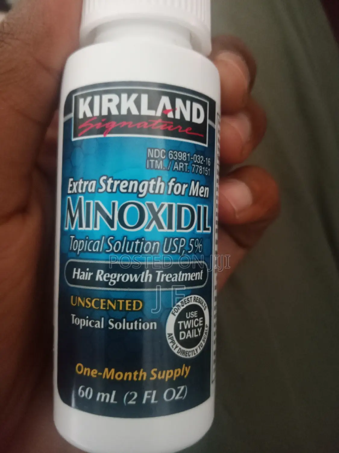 Kirkland Minoxidil ለፀጉር እና ለፂም እድገት