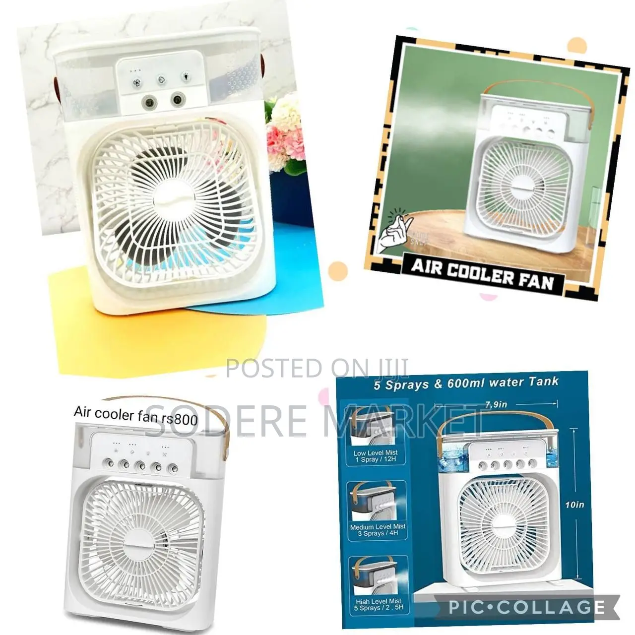 2 in 1 Air Cooling Fan and Humidifier