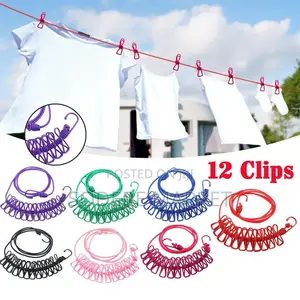 Flexible Cloth Hanging Dryer With Clips