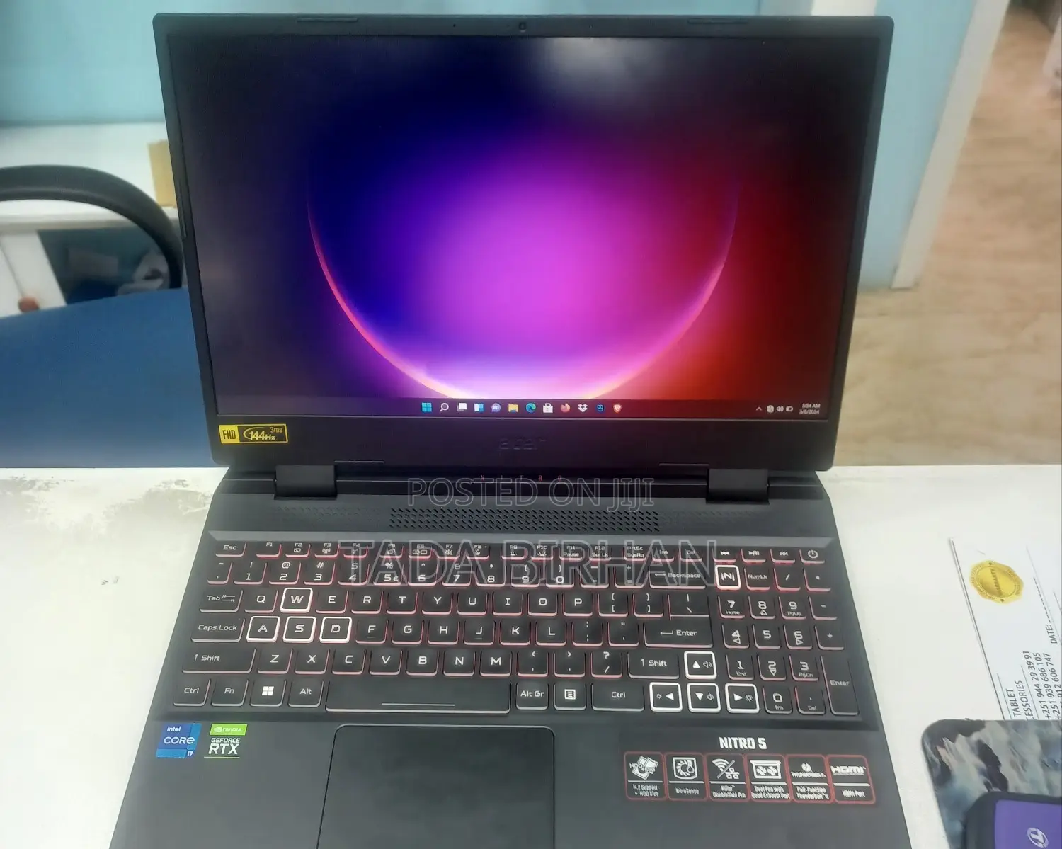 New Laptop Acer NITRO 5 16GB Intel Core I7 HDD+SSD 1T