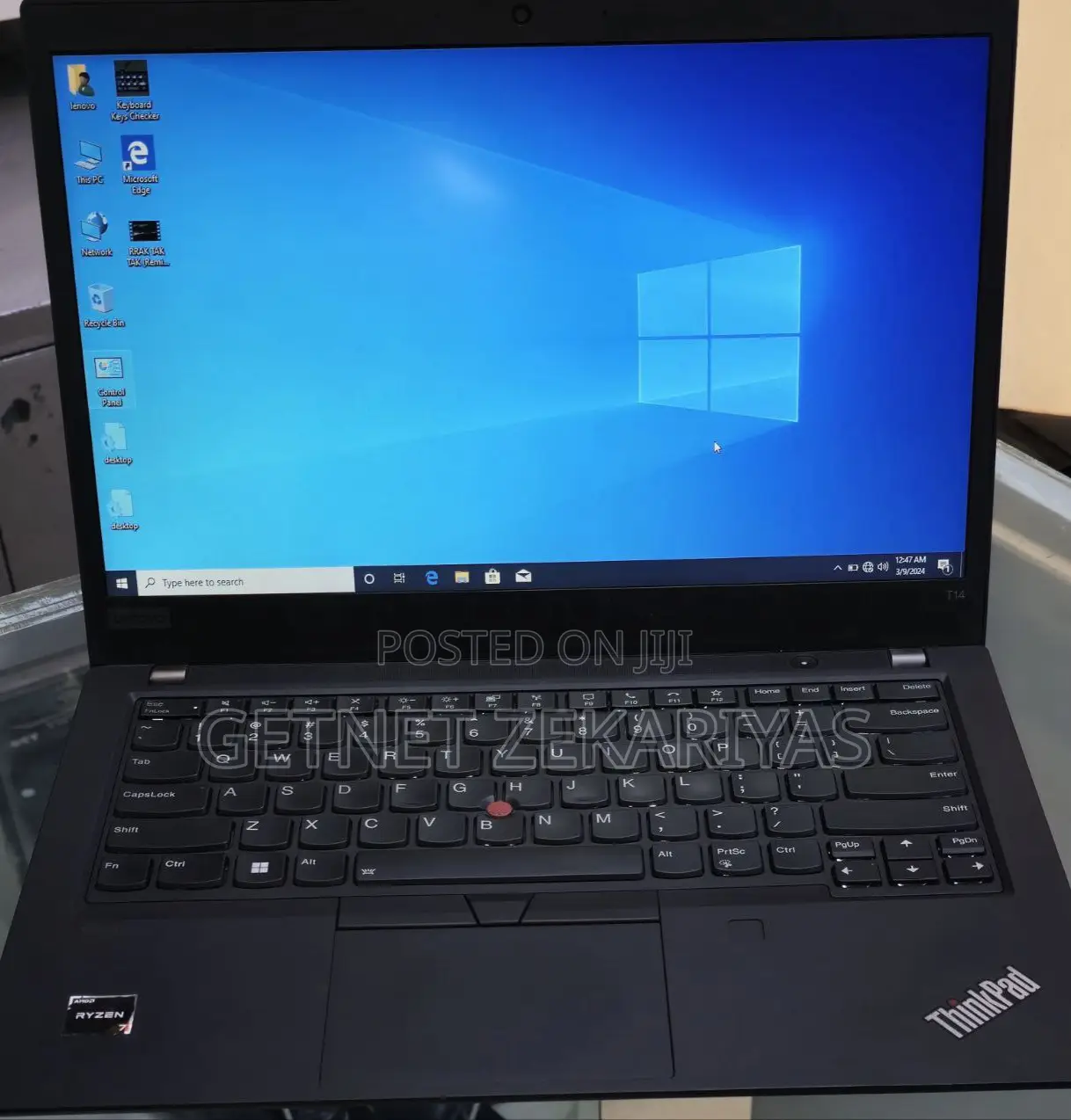 New Laptop Lenovo ThinkPad T14 16GB AMD Ryzen 7 SSD 512GB
