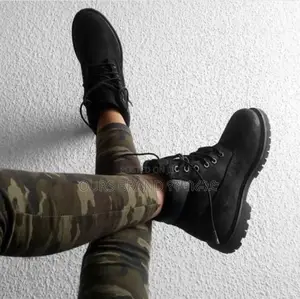 High Master Quality Timberland Boots Black Shoes