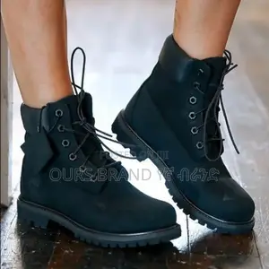 High Master Quality Timberland Boots Black Shoes