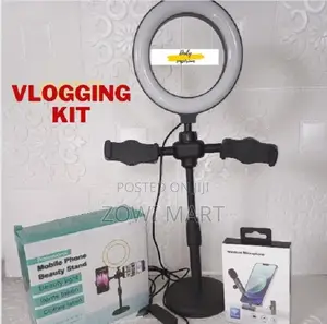 Photo - Ring Light And Wireless Microphone