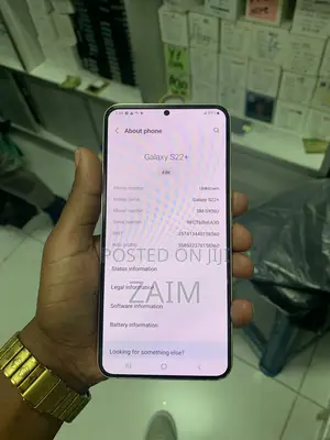 New Samsung Galaxy S22+ 5G 128 GB Rose Gold