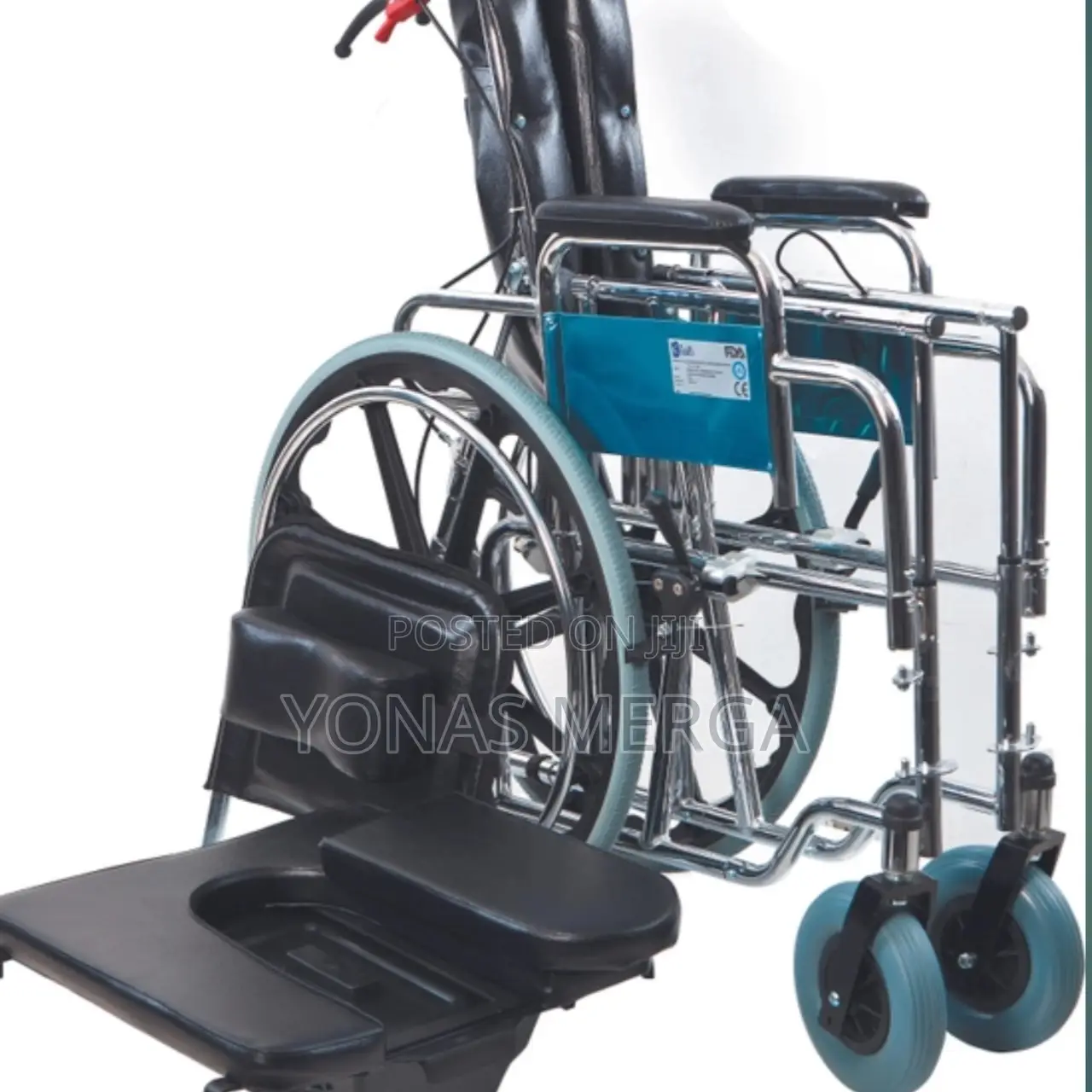 PEAMAN Lightweight Aluminium Wheelchair,Reclining Wheelchair