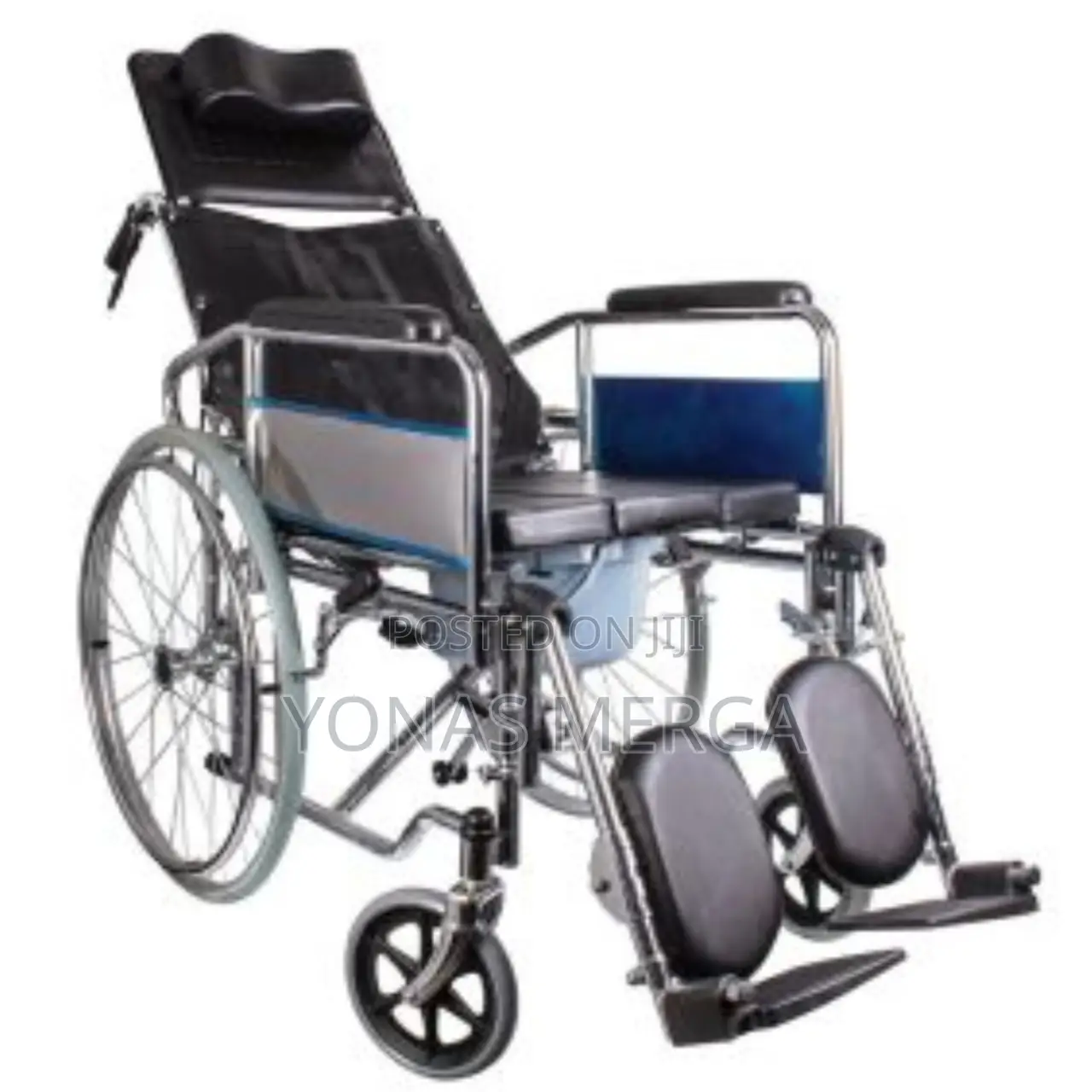 Toilet_reclining Commode Wheelchair
Home Outdoor Use