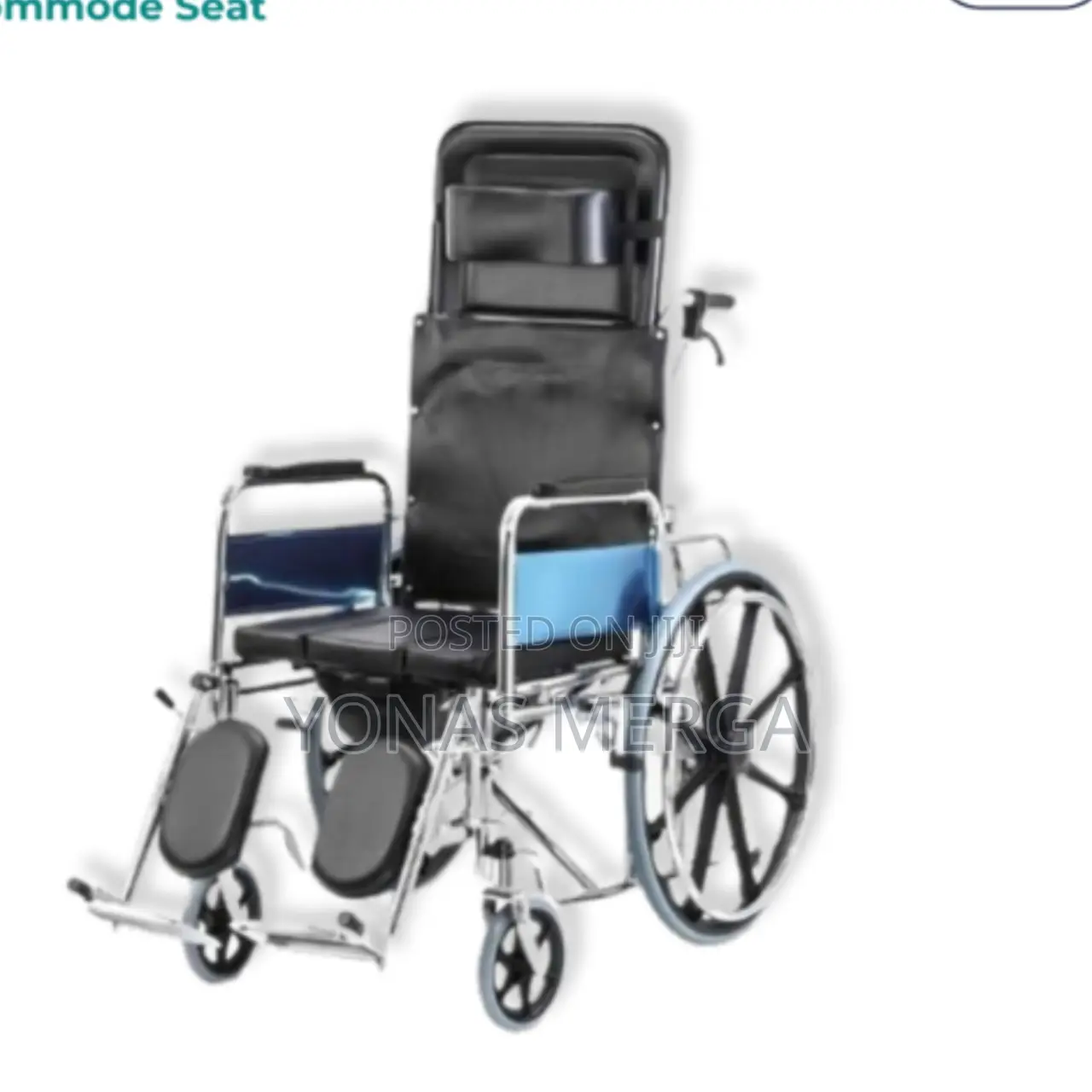 Recliner Wheelchair - Full Arms and Elevating Legrest -6180s