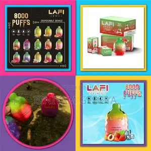 Lafi Jawal 8000 Puff Vape Watermelon Strawberries Flavour