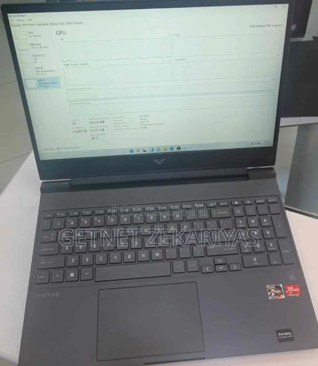 New Laptop HP Victus 15 16GB AMD Ryzen 5 SSD 512GB