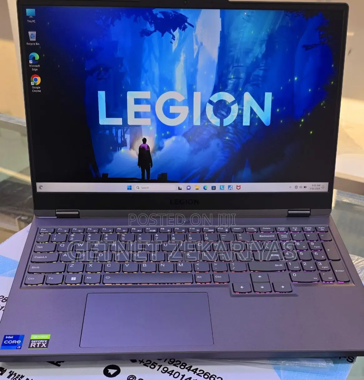 New Laptop Lenovo Legion 5 16GB Intel Core I7 SSD 2T