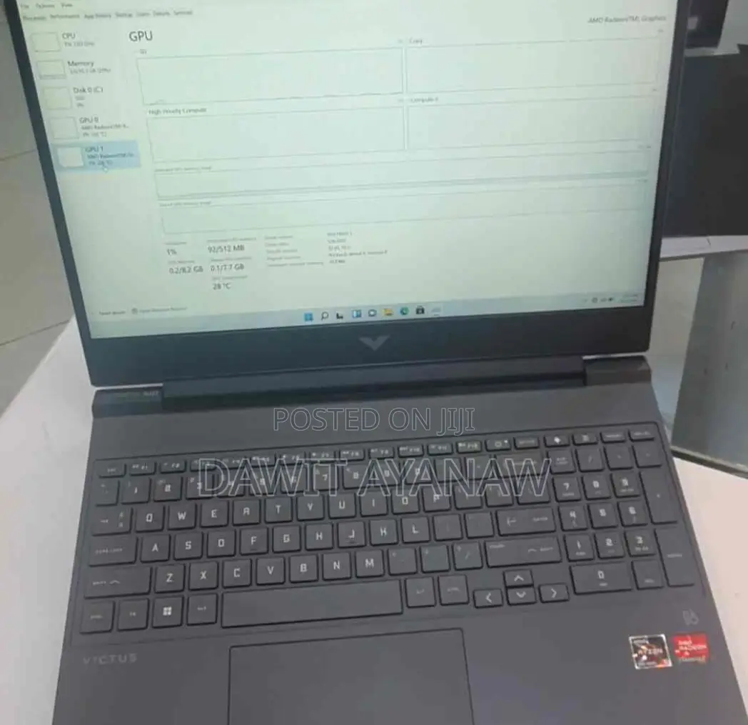 New Laptop HP Victus 15 16GB AMD Ryzen 5 SSD 512GB