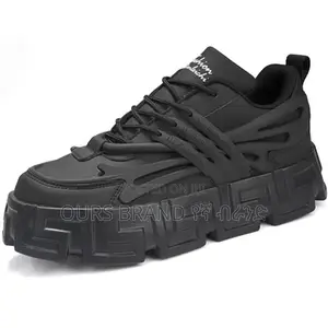 VERSACE Luxury Sneakers Master Quality Black Shoes