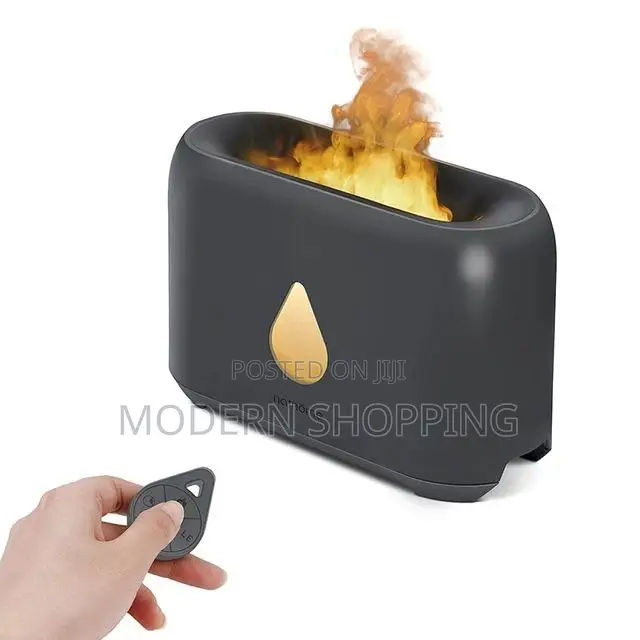 Air Humidifier With Remote Control Flame Effect
