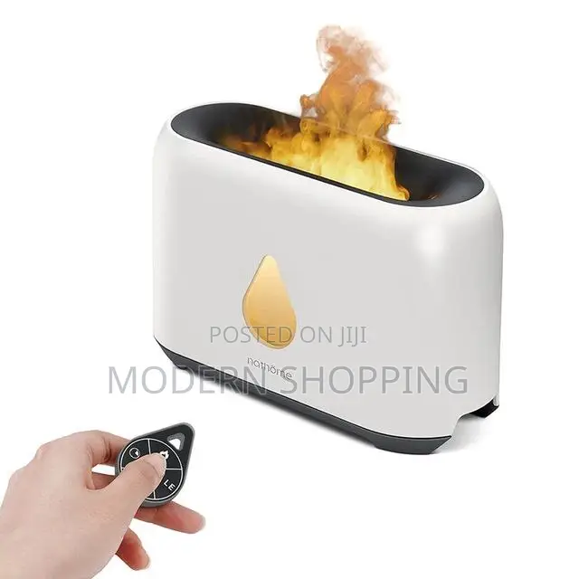 Air Humidifier With Remote Control Flame Effect