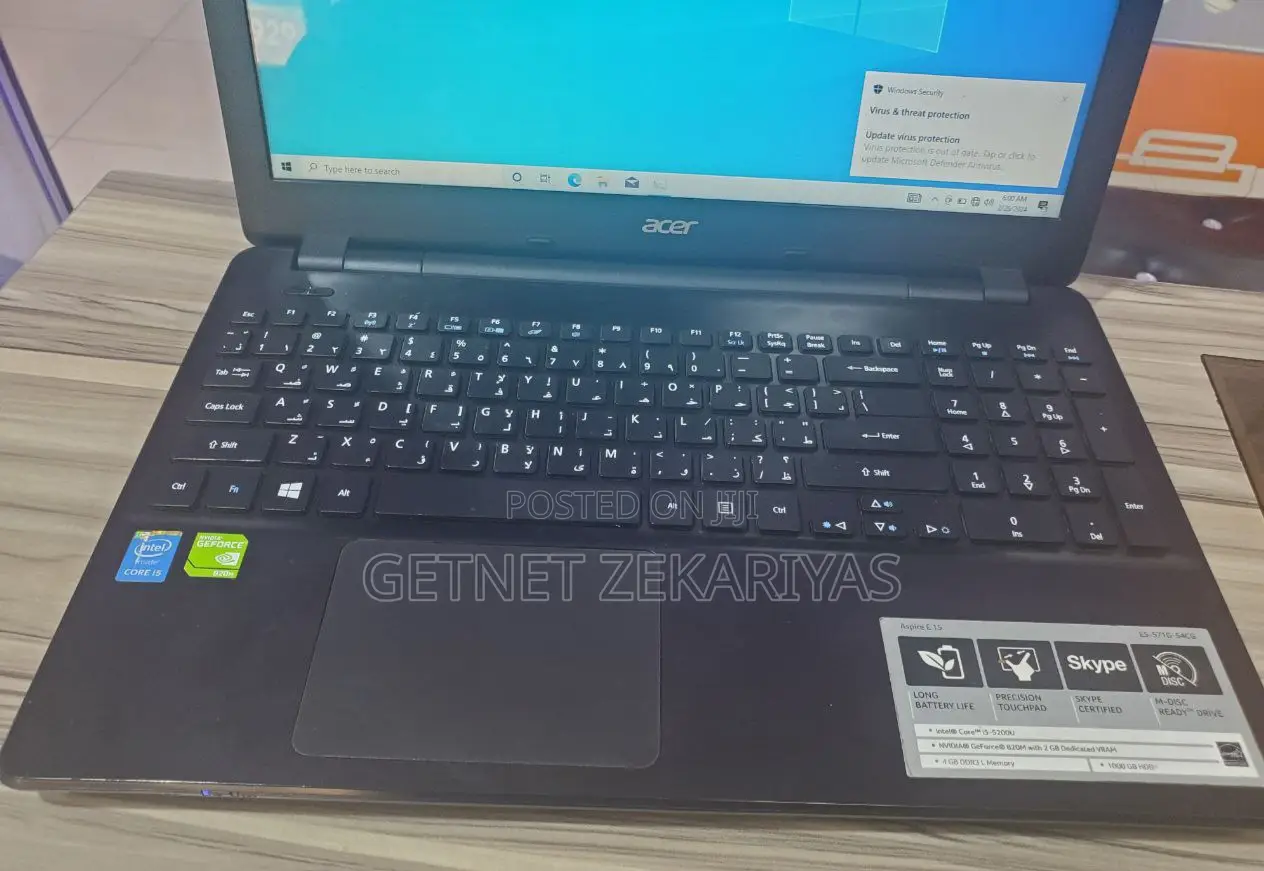 New Laptop Acer Aspire 1500 8GB Intel Core I5 HDD 500GB