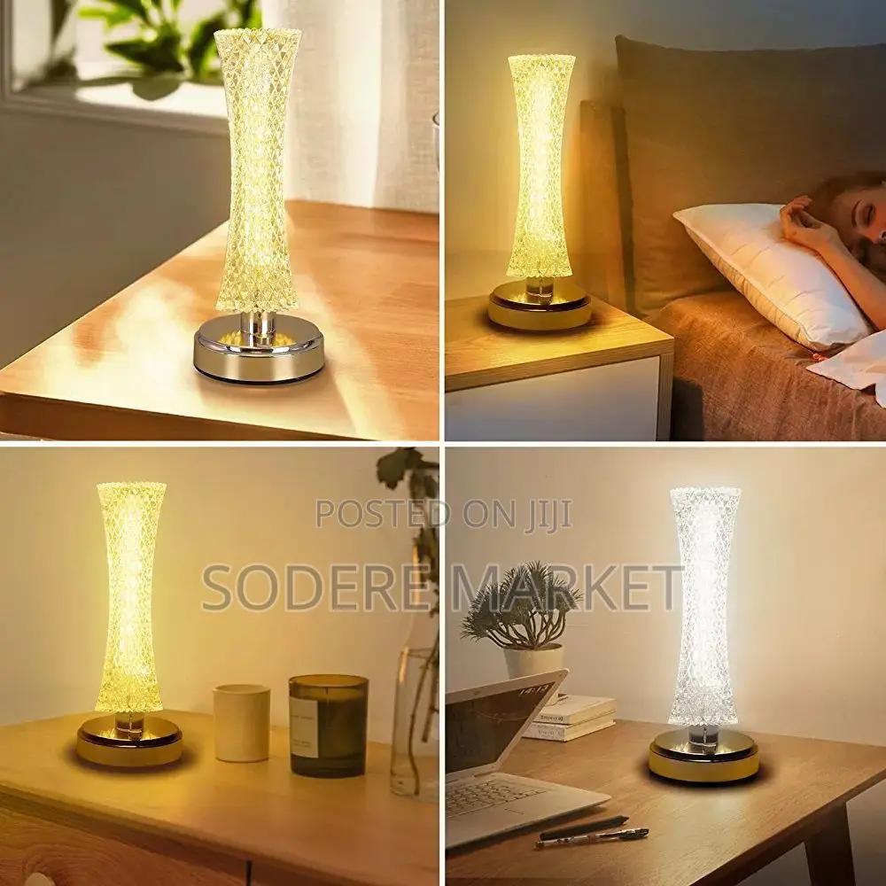 LED Crystal Table Lamp