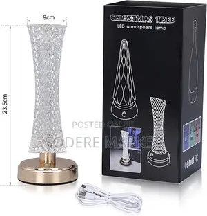 LED Crystal Table Lamp