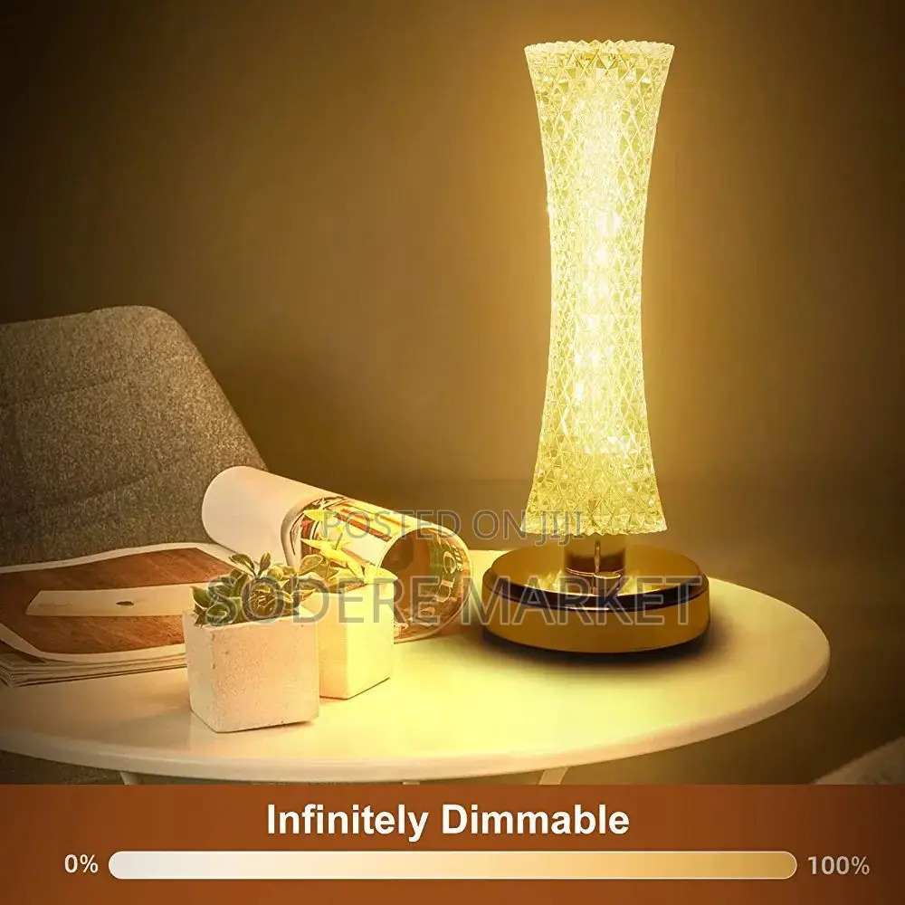 LED Crystal Table Lamp