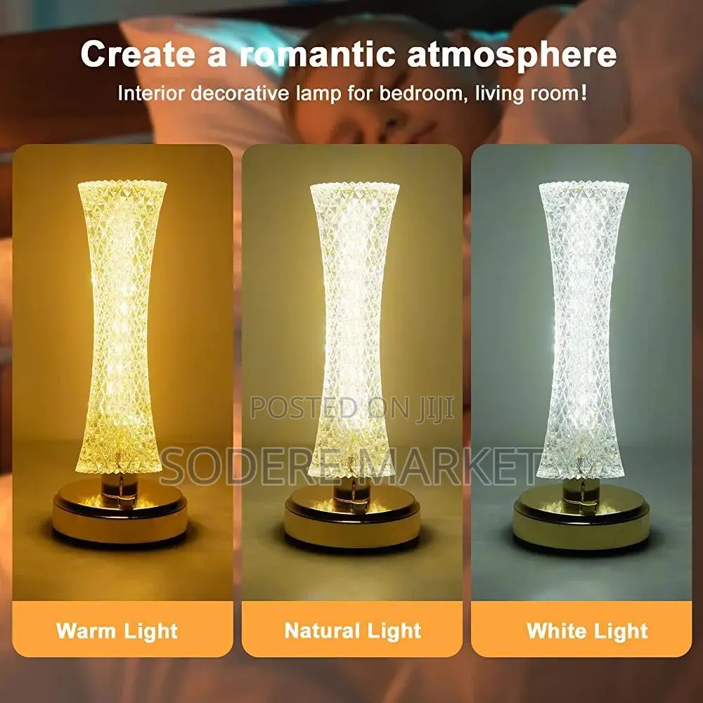 LED Crystal Table Lamp
