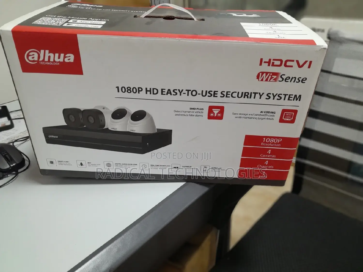 Dahua 4 በ 1 ኪት ካሜራ