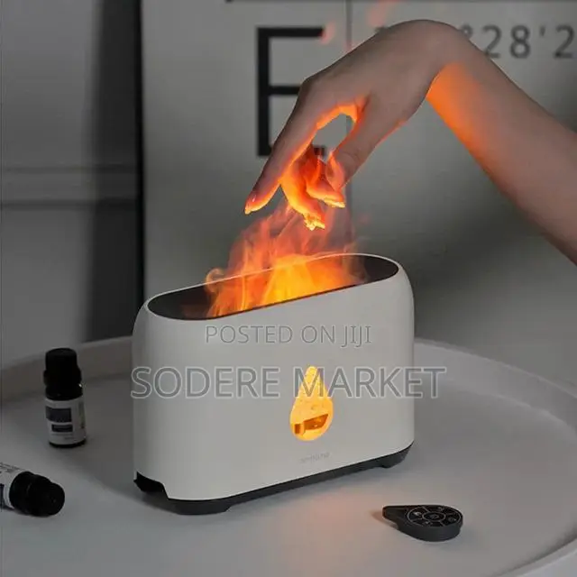 Air Humidifier With Remote Control Flame Effect