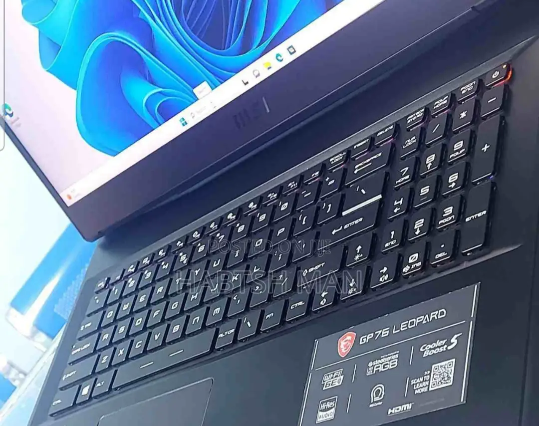 New Laptop MSI GP75 Leopard 16GB Intel Core i7 SSD 1T