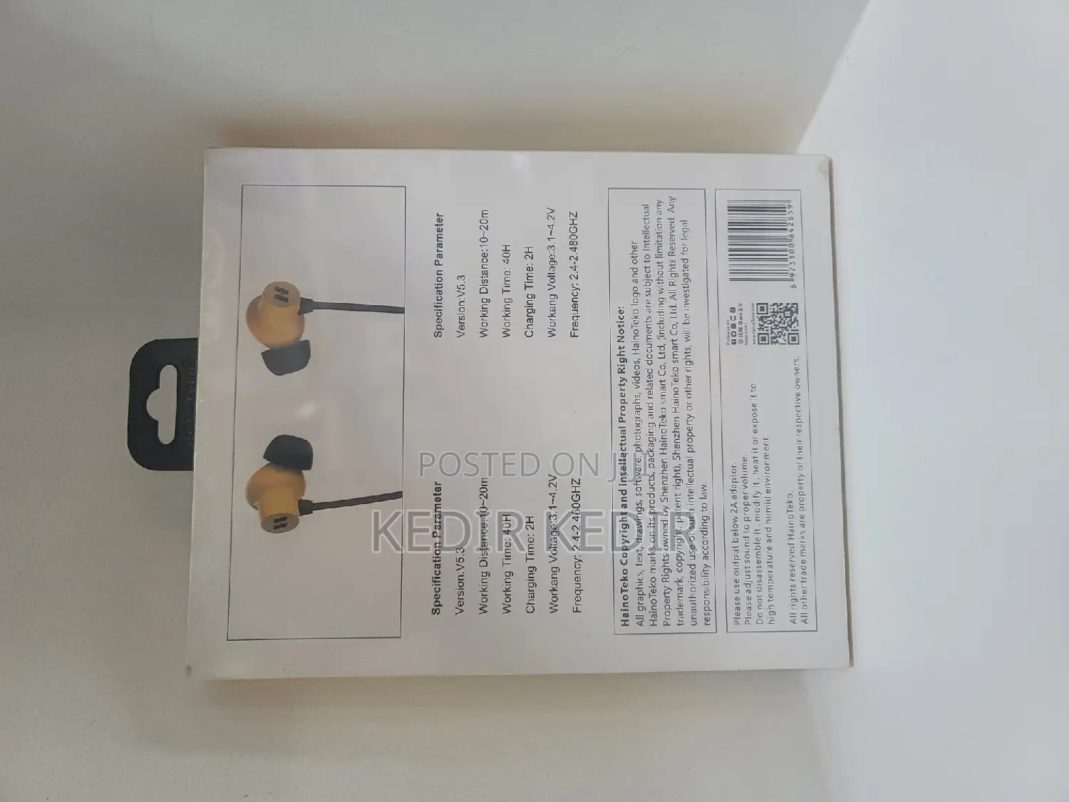 Haino Teko-Germany-Hn-41 Wireless Earphone