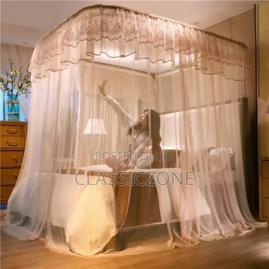 U Shapped Stainless Steel Frame Mosquito Net