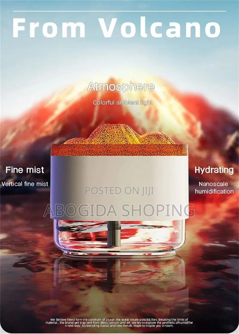 Simulated Volcano Humidifier