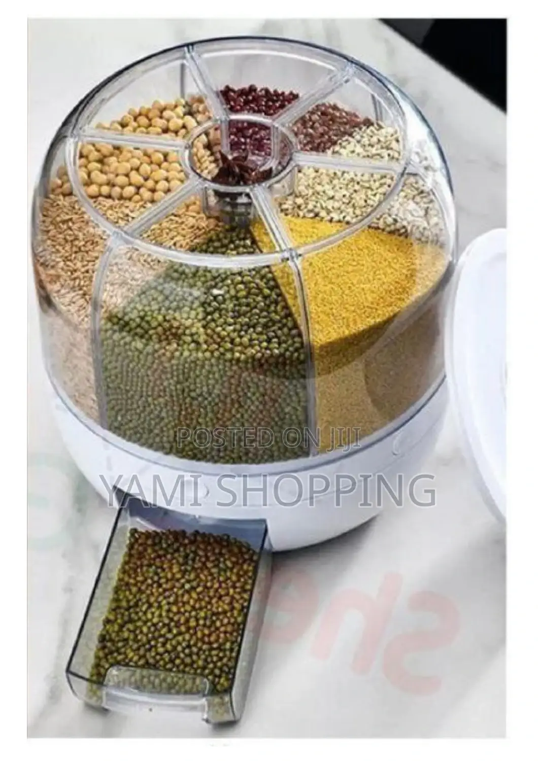 360° የሚሽከረከር የጥራጥሬ ማስቀመጫ