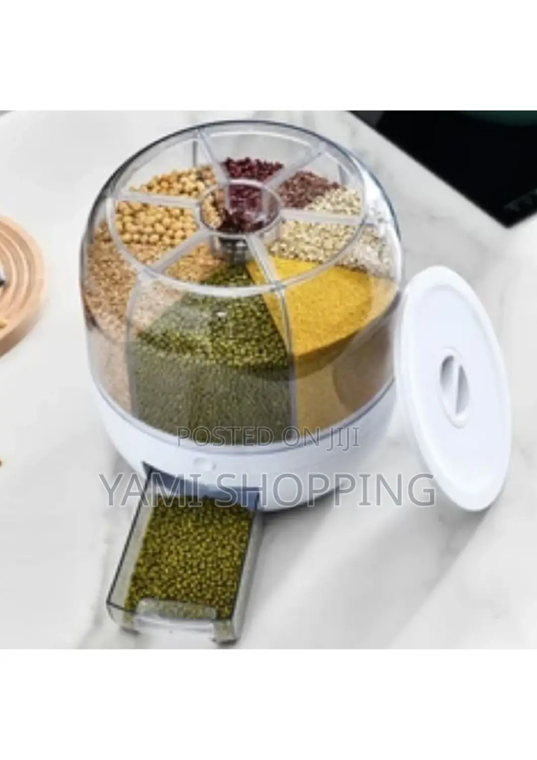 360° የሚሽከረከር የጥራጥሬ ማስቀመጫ