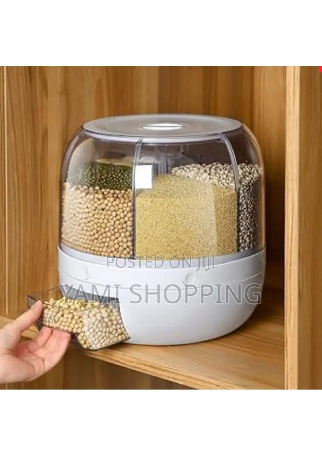 360° የሚሽከረከር የጥራጥሬ ማስቀመጫ