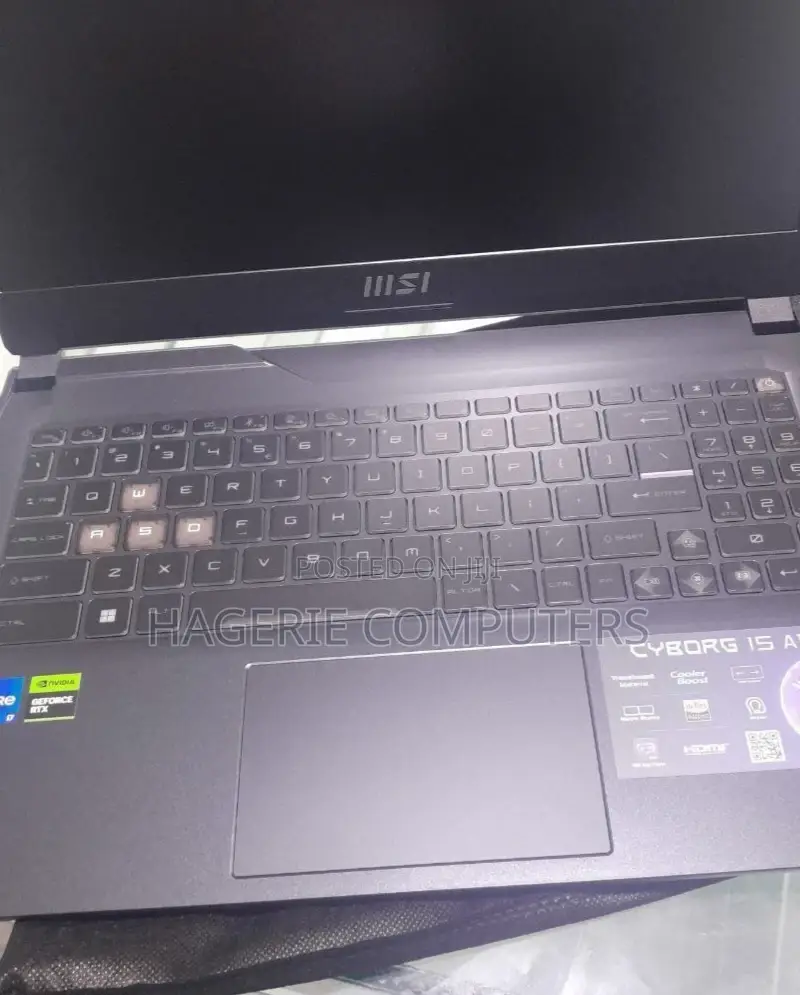 New Laptop MSI 16GB Intel Core I7 SSD 512GB