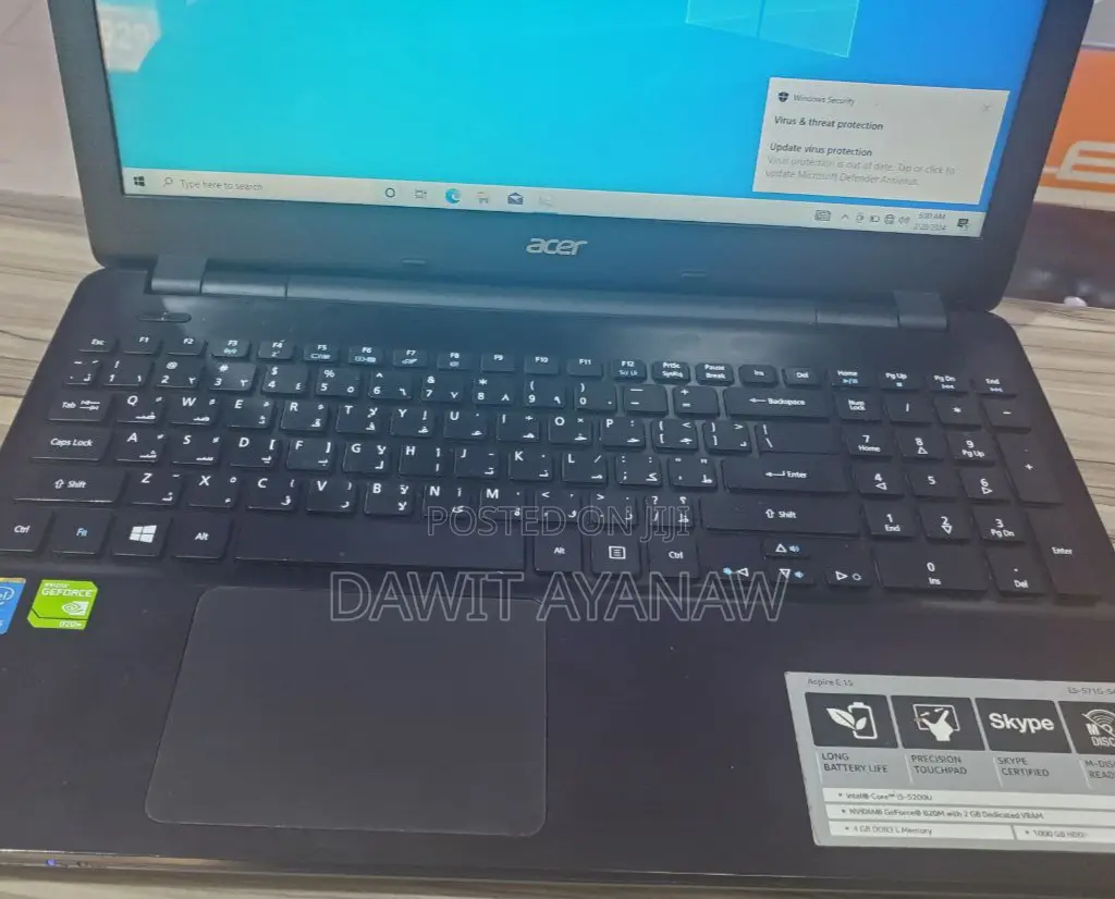 New Laptop Acer Aspire 5 8GB Intel Core I5 HDD 500GB