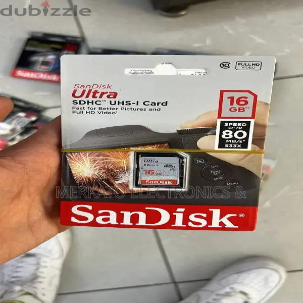 Camera Memory SDHC UHS-I Card Ultra Sandisk