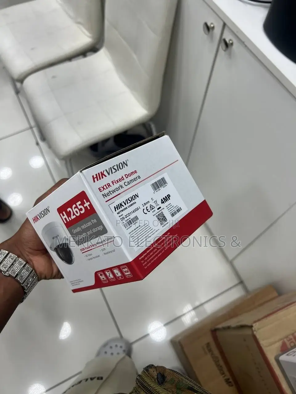 Hikvison H265+ Exir Fixed Dome Network Camera 4MP