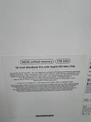 New Apple MacBook Pro 2023 M3 Max 16-Inch 36GB Apple M3 Max SSD 1T
