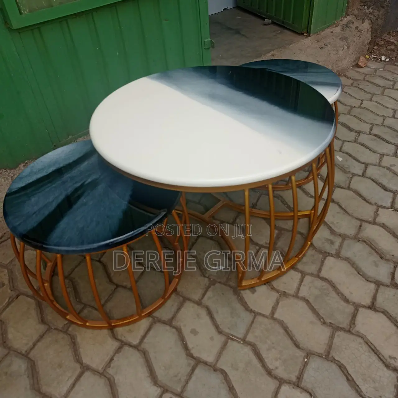 3pc ኢፖክሲ የመሀል ጠረጴዛ