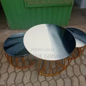 3pc ኢፖክሲ የመሀል ጠረጴዛ