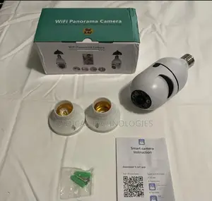 አምፖል ካሜራ 360° የሚዞር