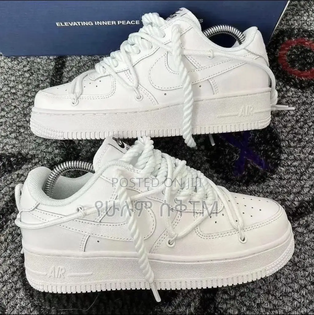 Original Nike Air Force 1 Double Lace Rope Lace Shoes