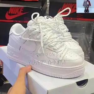 Original Nike Air Force 1 Double Lace Rope Lace Shoes
