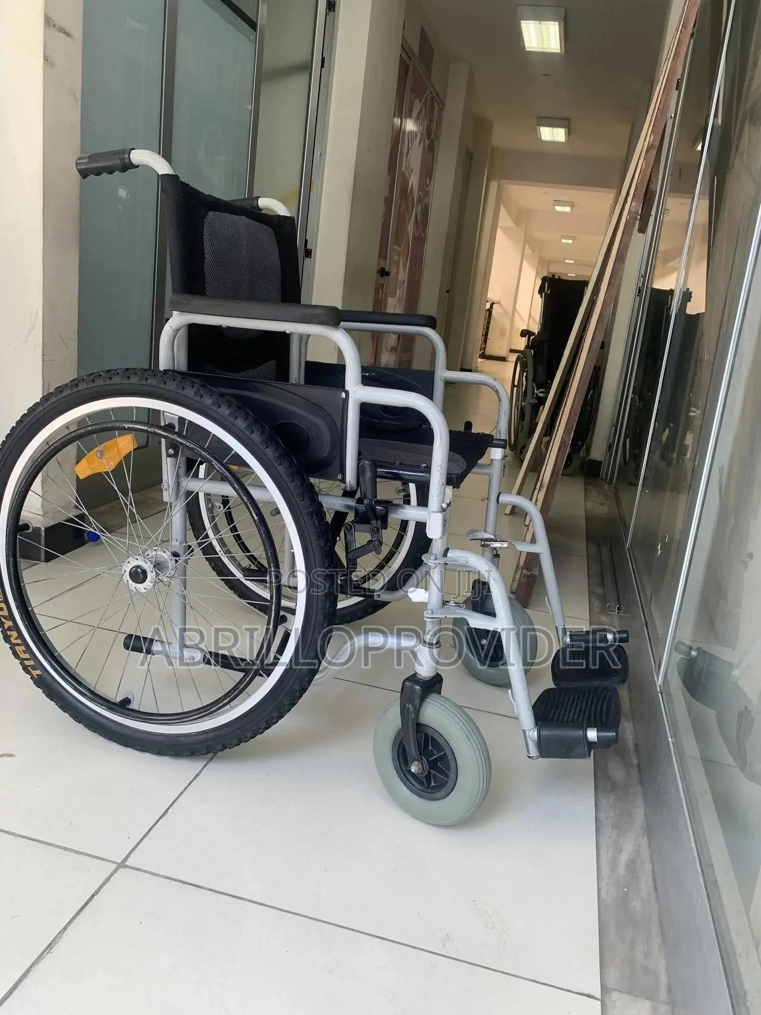 Folding Wheelchair, Travel Wheelchair With Handbrake|Used