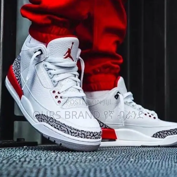 Air Jordan 3 Retro Cardinal Red Master Quality Shoes