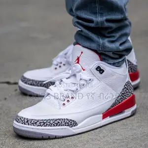 Air Jordan 3 Retro Cardinal Red Master Quality Shoes